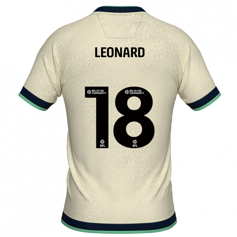 Danxen Mulher Camisola Ryan Leonard #18 Champagne Azul Marinho Alternativa 2025/26 Camisa Brasil