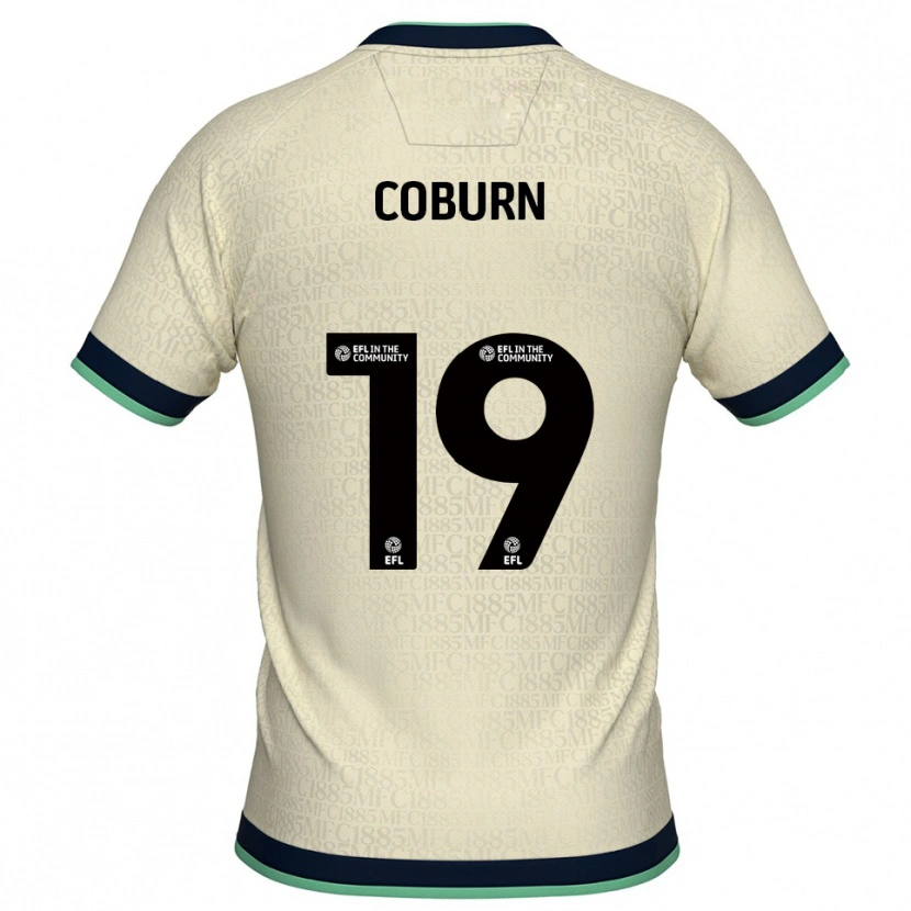 Danxen Mulher Camisola Josh Coburn #19 Champagne Azul Marinho Alternativa 2025/26 Camisa Brasil