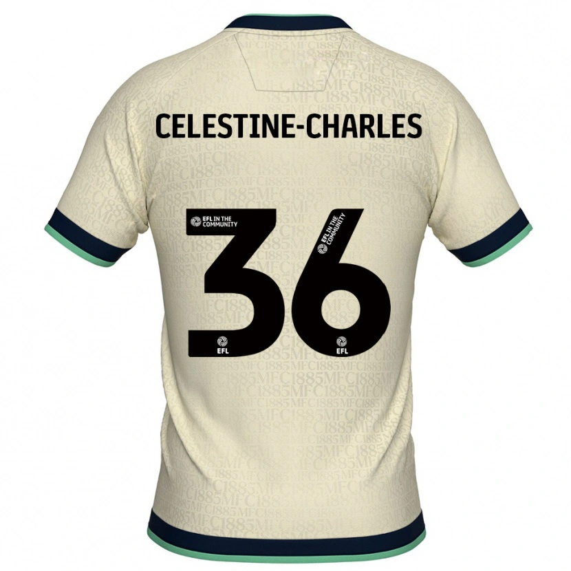 Danxen Mulher Camisola Jaiden Celestine-Charles #36 Champagne Azul Marinho Alternativa 2025/26 Camisa Brasil