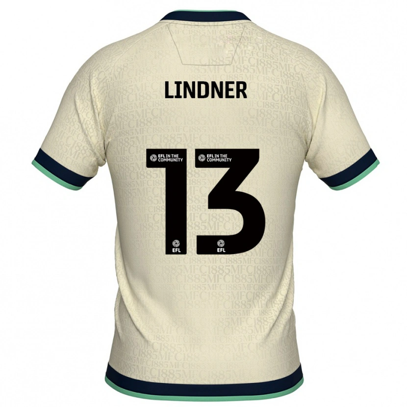 Danxen Mulher Camisola Caspar Lindner #13 Champagne Azul Marinho Alternativa 2025/26 Camisa Brasil