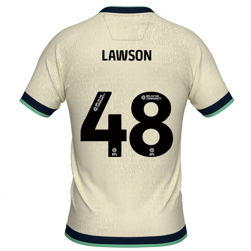 Danxen Mulher Camisola Sha'mar Lawson #48 Champagne Azul Marinho Alternativa 2025/26 Camisa Brasil