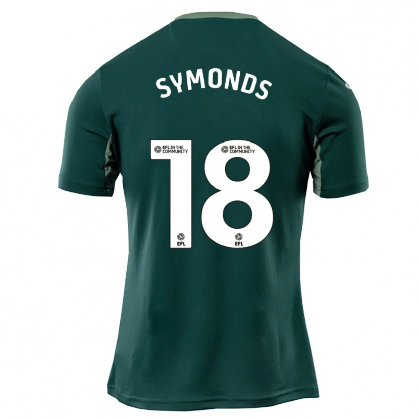Danxen Mulher Camisola Freya Symonds #18 Verde Branco Roxo Alternativa 2025/26 Camisa Brasil