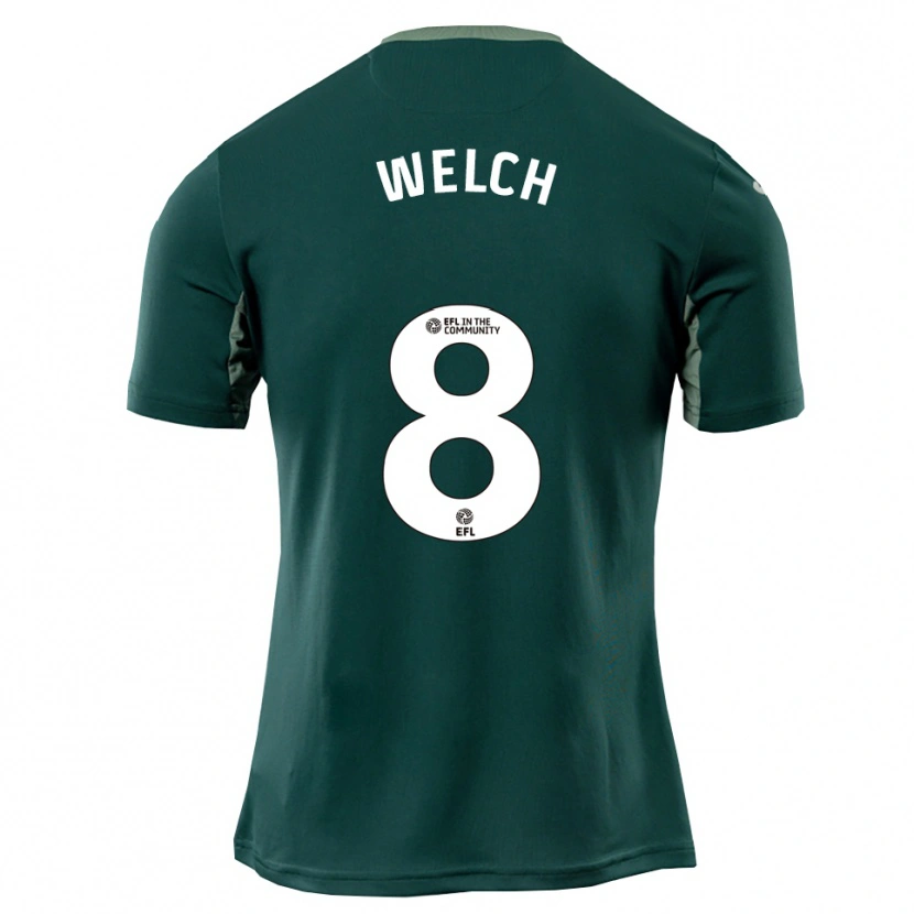 Danxen Mulher Camisola Finley Welch #8 Verde Branco Roxo Alternativa 2025/26 Camisa Brasil