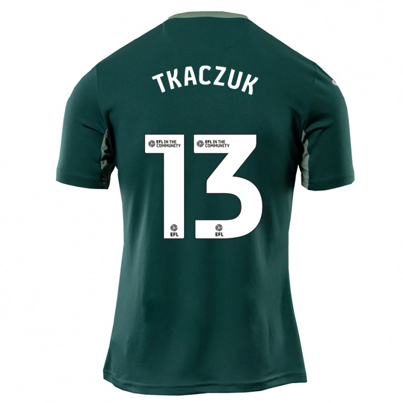 Danxen Mulher Camisola Nikodem Tkaczuk #13 Verde Branco Roxo Alternativa 2025/26 Camisa Brasil
