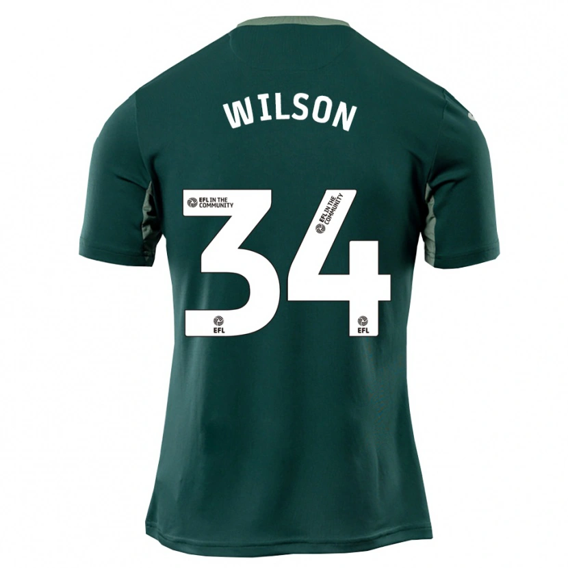 Danxen Mulher Camisola Drew Wilson #34 Verde Branco Roxo Alternativa 2025/26 Camisa Brasil