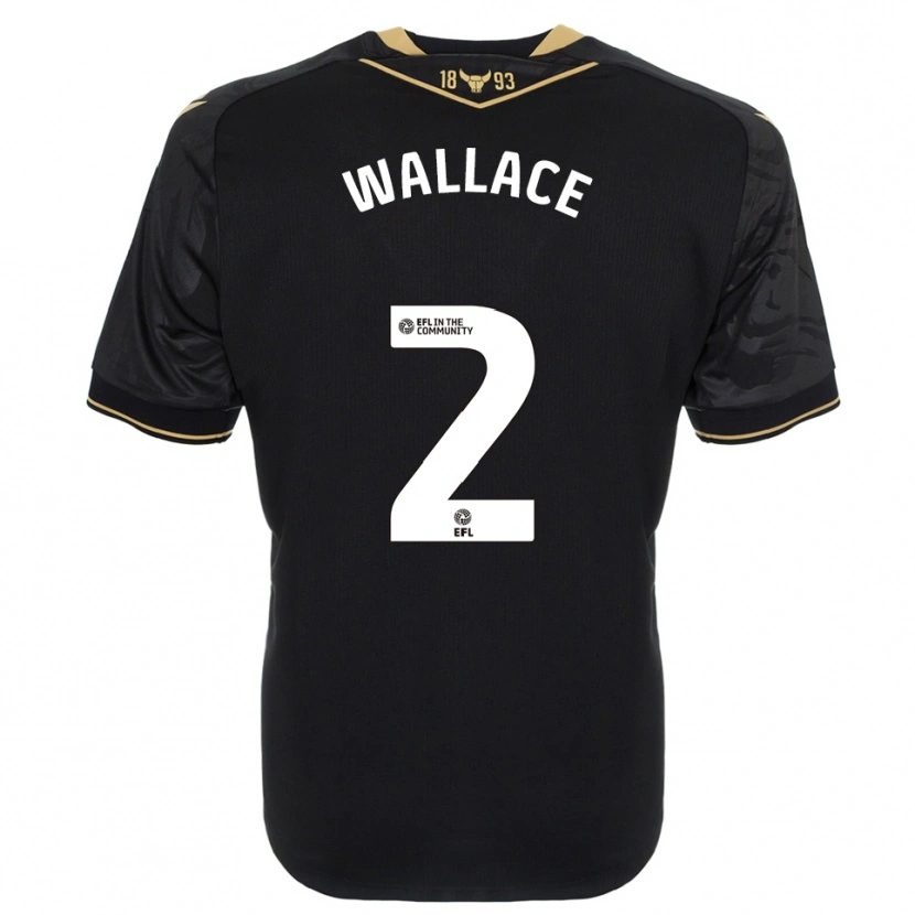 Danxen Mulher Camisola Emily Wallace #2 Preto Dourado Alternativa 2025/26 Camisa Brasil