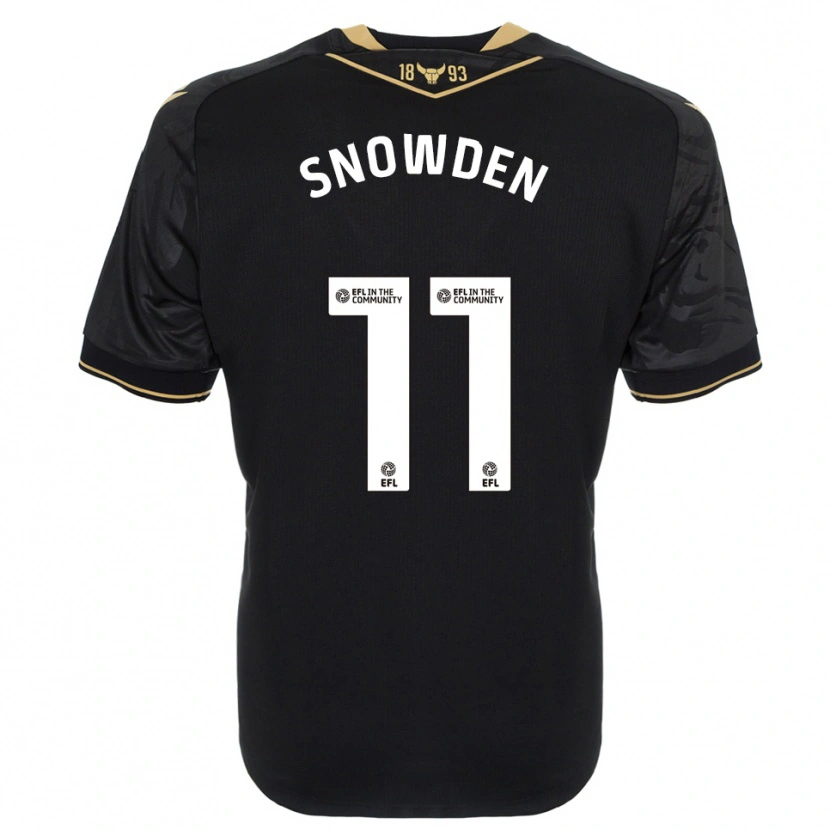 Danxen Mulher Camisola Leo Snowden #11 Preto Dourado Alternativa 2025/26 Camisa Brasil