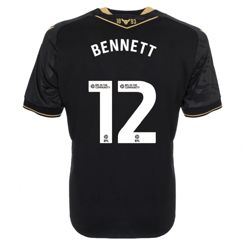 Danxen Mulher Camisola Joe Bennett #12 Preto Dourado Alternativa 2025/26 Camisa Brasil