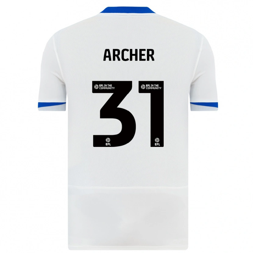 Danxen Mulher Camisola Jordan Archer #31 Branco Preto Alternativa 2025/26 Camisa Brasil