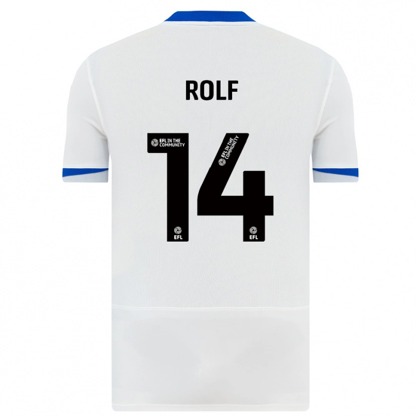 Danxen Mulher Camisola Annie Rolf #14 Branco Preto Alternativa 2025/26 Camisa Brasil