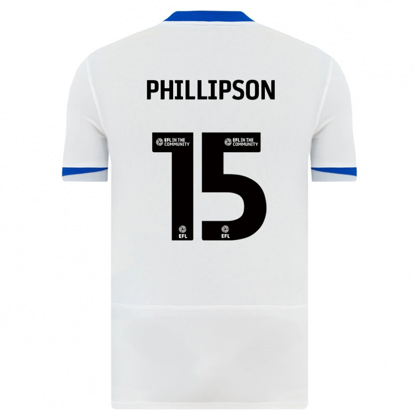 Danxen Mulher Camisola Ben Phillipson #15 Branco Preto Alternativa 2025/26 Camisa Brasil