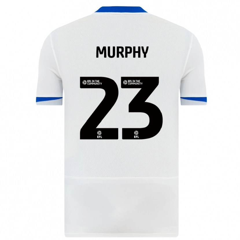 Danxen Mulher Camisola Josh Murphy #23 Branco Preto Alternativa 2025/26 Camisa Brasil