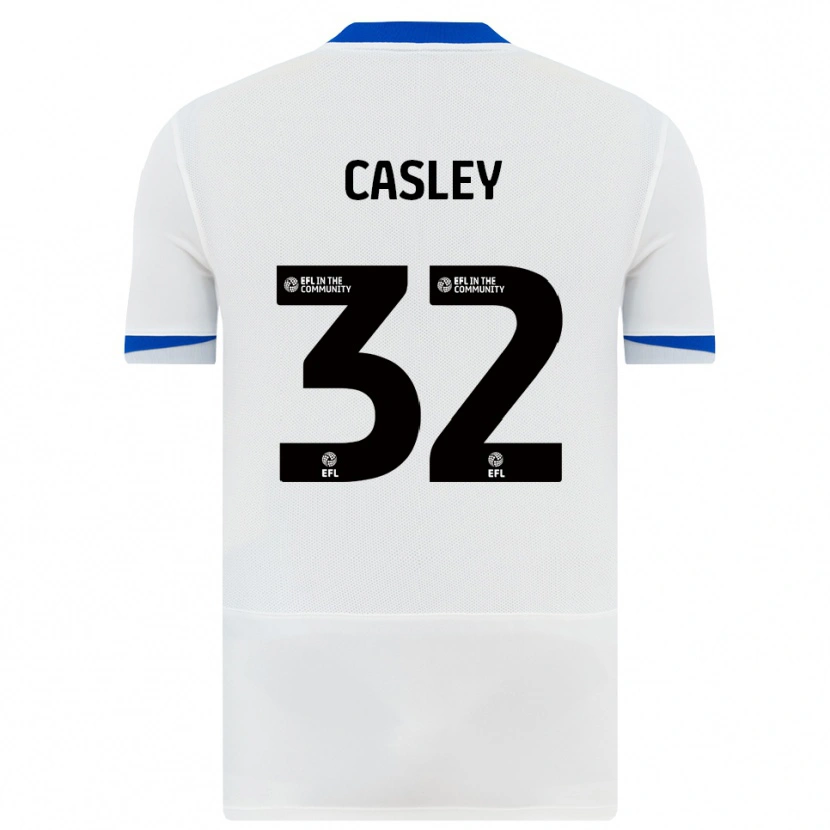 Danxen Mulher Camisola Riva Casley #32 Branco Preto Alternativa 2025/26 Camisa Brasil