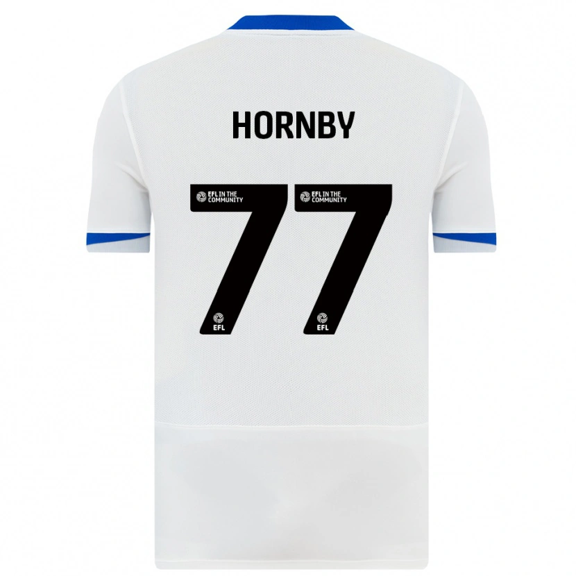 Danxen Mulher Camisola Megan Hornby #77 Branco Preto Alternativa 2025/26 Camisa Brasil