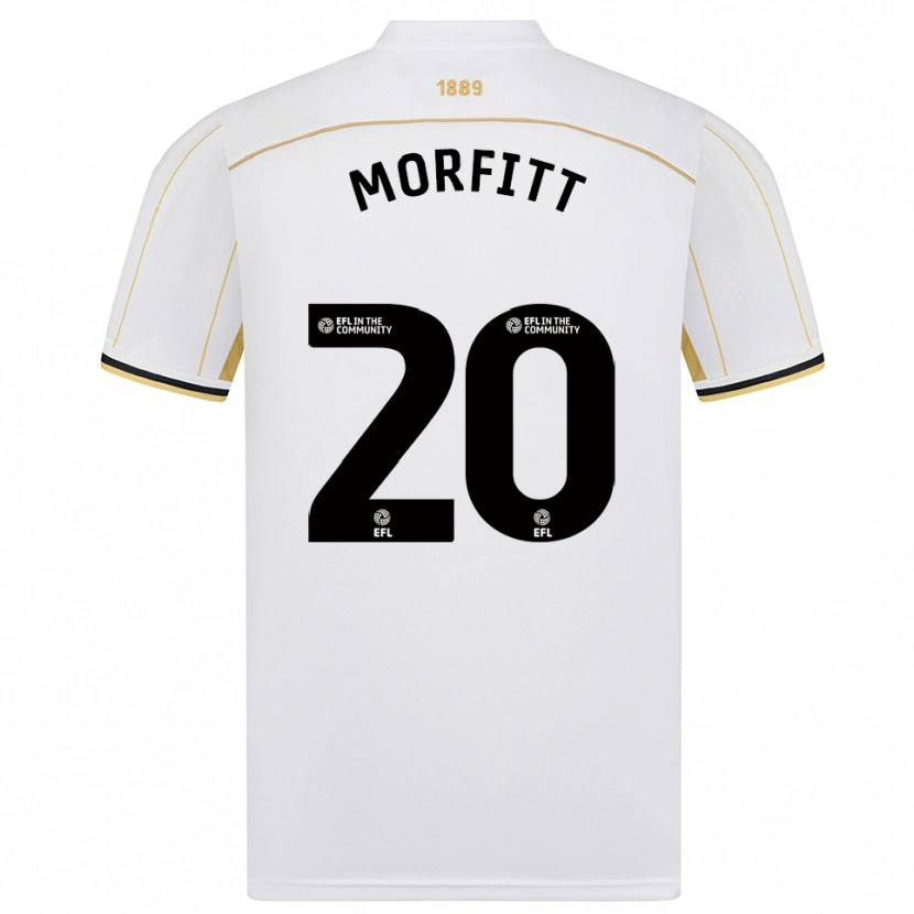 Danxen Mulher Camisola Izzy Morfitt #20 Branco Dourado Alternativa 2025/26 Camisa Brasil