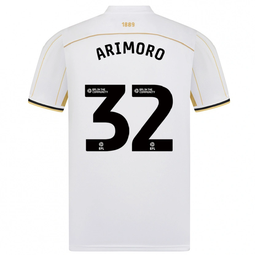 Danxen Mulher Camisola Juliet Khinde Adebowale-Arimoro #32 Branco Dourado Alternativa 2025/26 Camisa Brasil