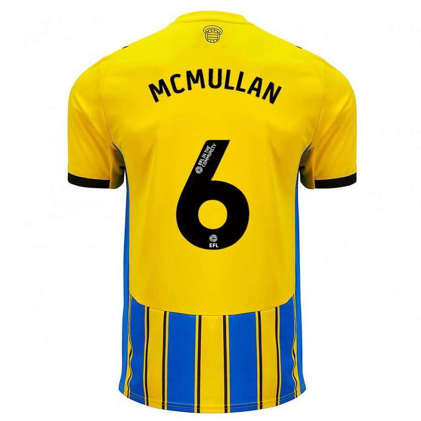 Danxen Mulher Camisola Korban Mcmullan #6 Azul Amarelo Alternativa 2025/26 Camisa Brasil