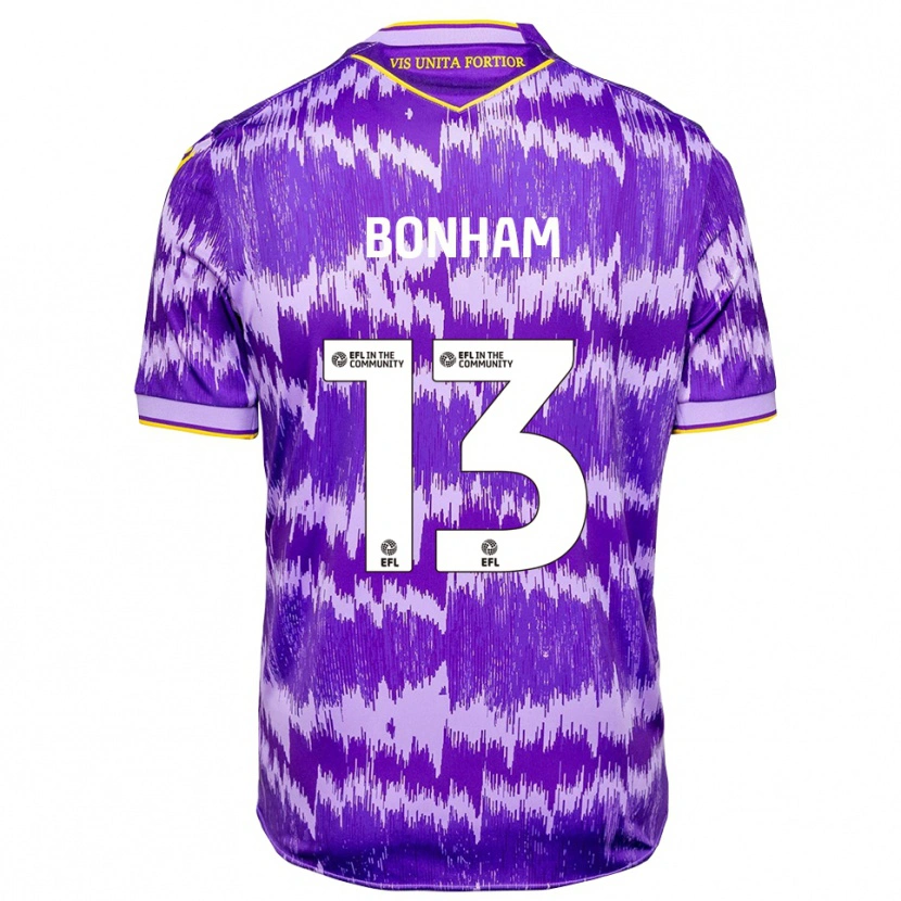 Danxen Mulher Camisola Jack Bonham #13 Roxo Amarelo Alternativa 2025/26 Camisa Brasil