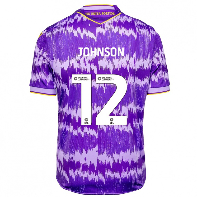 Danxen Mulher Camisola Daniel Johnson #12 Roxo Amarelo Alternativa 2025/26 Camisa Brasil