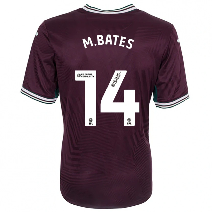 Danxen Mulher Camisola Mitchell Bates #14 Ferrugem Vermelho Branco Alternativa 2025/26 Camisa Brasil