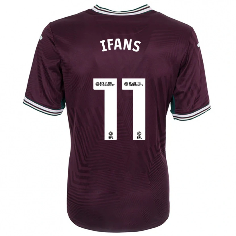 Danxen Mulher Camisola Caio Ifans #11 Ferrugem Vermelho Branco Alternativa 2025/26 Camisa Brasil