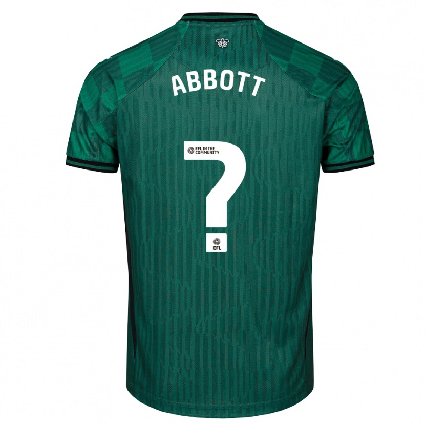 Danxen Mulher Camisola George Abbott #0 Verde Preto Alternativa 2025/26 Camisa Brasil