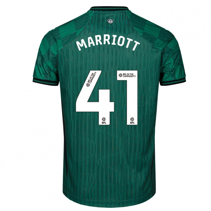 Danxen Mulher Camisola Alfie Marriott #41 Verde Preto Alternativa 2025/26 Camisa Brasil