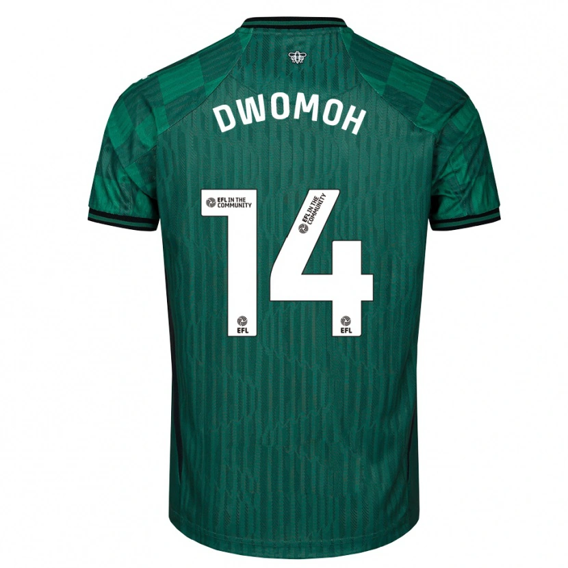 Danxen Mulher Camisola Pierre Dwomoh #14 Verde Preto Alternativa 2025/26 Camisa Brasil