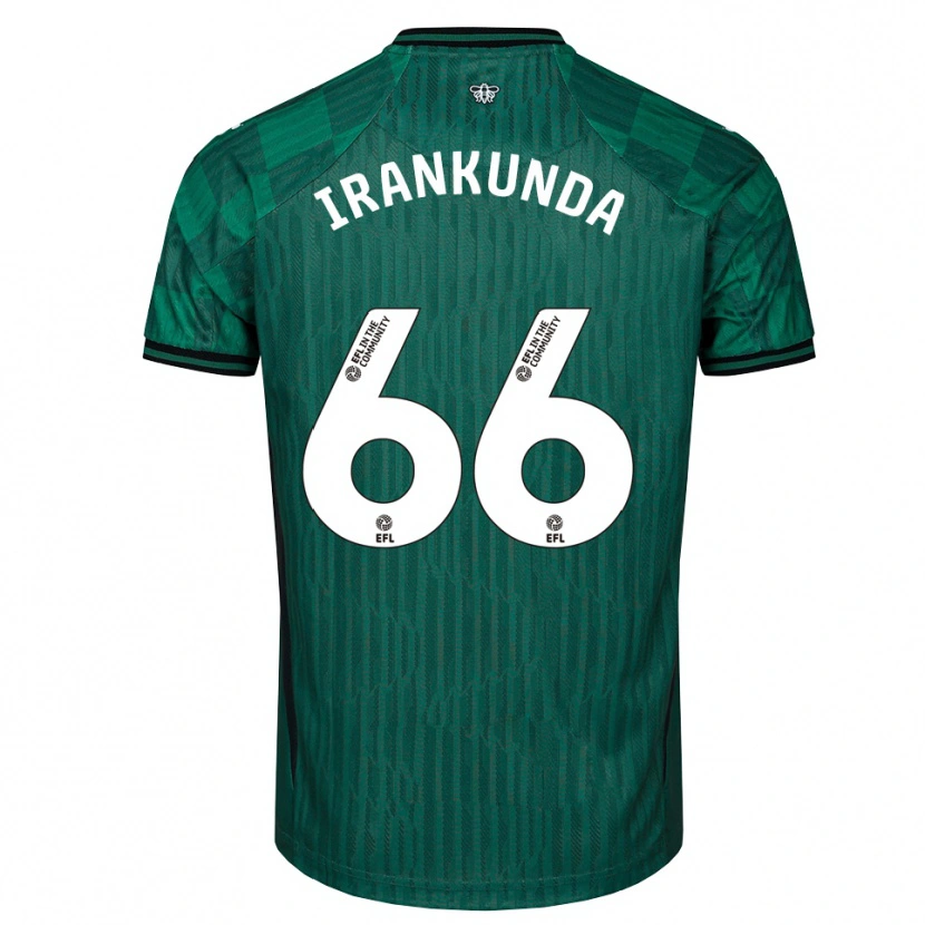 Danxen Mulher Camisola Nestory Irankunda #66 Verde Preto Alternativa 2025/26 Camisa Brasil