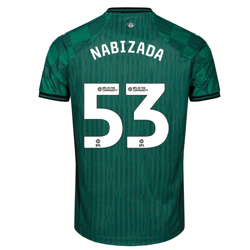 Danxen Mulher Camisola Amin Nabizada #53 Verde Preto Alternativa 2025/26 Camisa Brasil