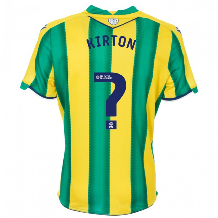 Danxen Mulher Camisola Archie Kirton #0 Amarelo Verde Alternativa 2025/26 Camisa Brasil