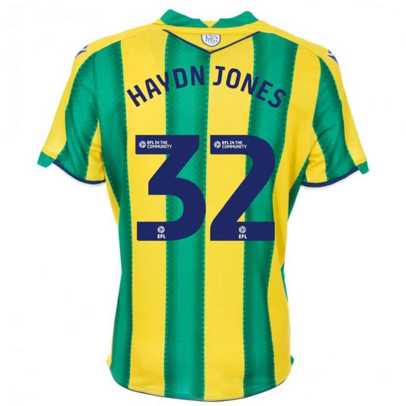Danxen Mulher Camisola Mackenzie Haydn Jones #32 Amarelo Verde Alternativa 2025/26 Camisa Brasil