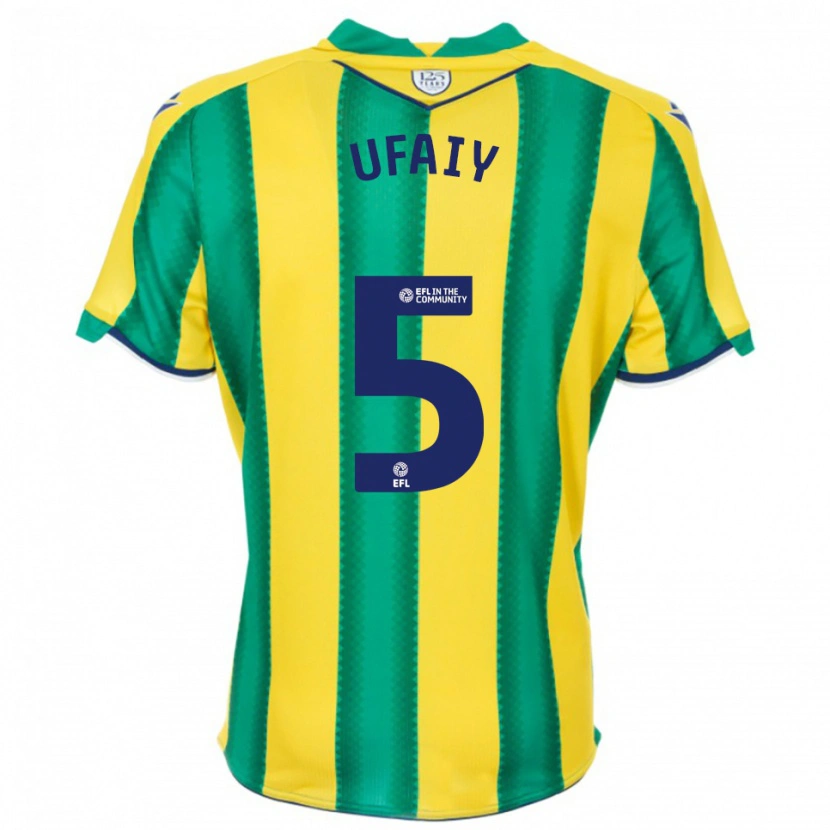 Danxen Mulher Camisola Kevin Ufaiy #5 Amarelo Verde Alternativa 2025/26 Camisa Brasil