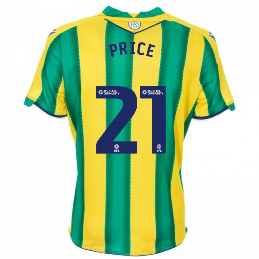 Danxen Mulher Camisola Isaac Price #21 Amarelo Verde Alternativa 2025/26 Camisa Brasil