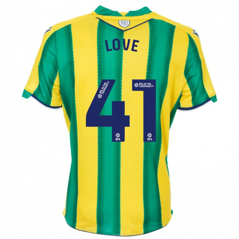 Danxen Mulher Camisola Layton Love #41 Amarelo Verde Alternativa 2025/26 Camisa Brasil