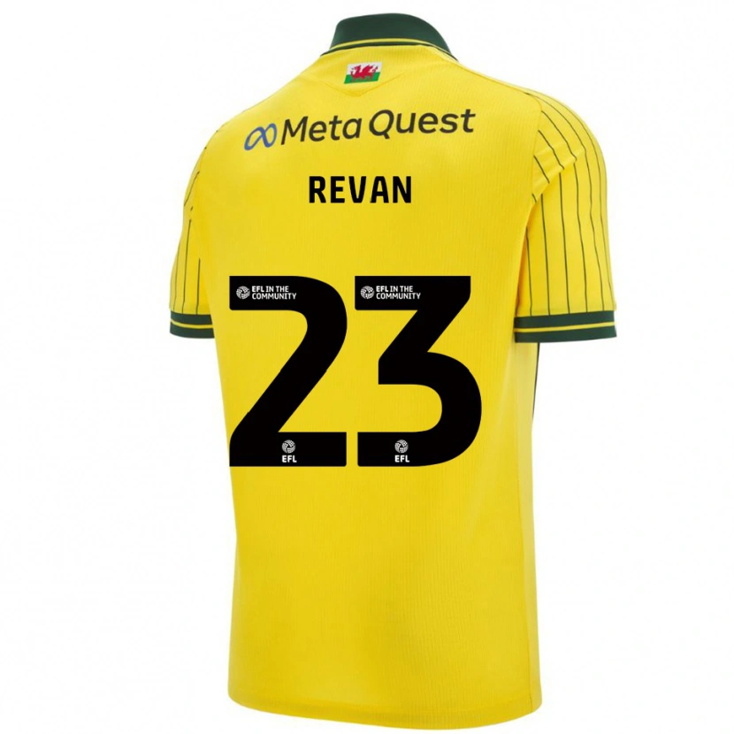 Danxen Mulher Camisola Sebastian Revan #23 Amarelo Verde Alternativa 2025/26 Camisa Brasil