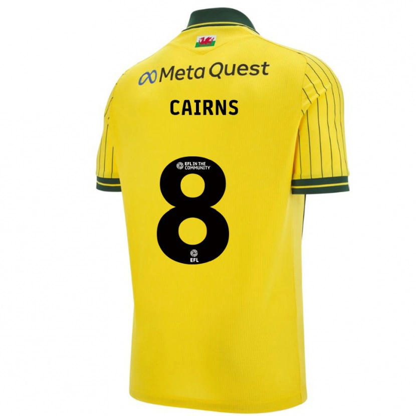 Danxen Mulher Camisola Brooke Cairns #8 Amarelo Verde Alternativa 2025/26 Camisa Brasil