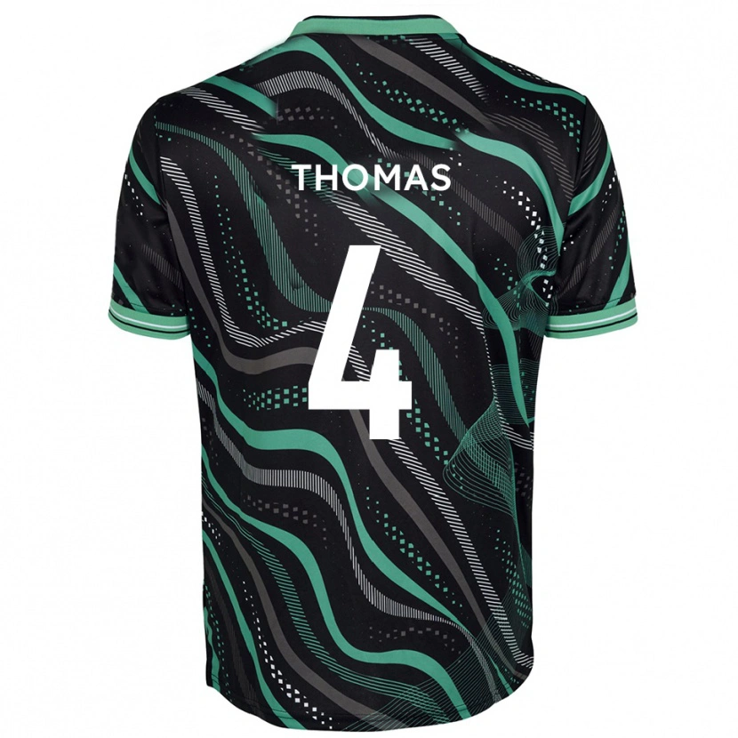 Danxen Mulher Camisola Terell Thomas #4 Preto Verde Alternativa 2025/26 Camisa Brasil