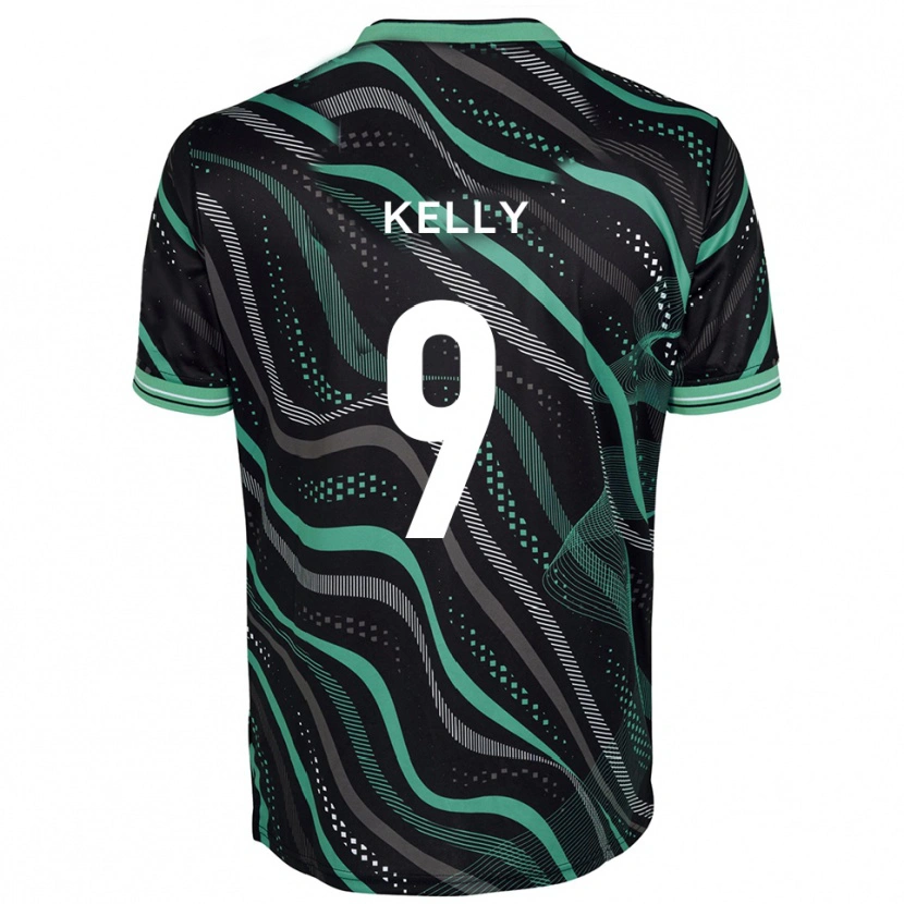Danxen Mulher Camisola Georgie Kelly #9 Preto Verde Alternativa 2025/26 Camisa Brasil