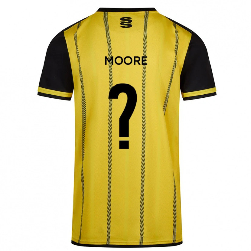 Danxen Mulher Camisola Joleon Moore #0 Amarelo Preto Alternativa 2025/26 Camisa Brasil