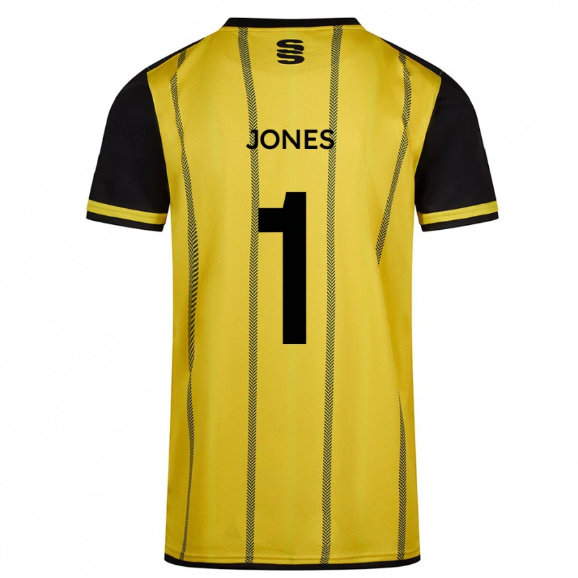 Danxen Mulher Camisola Zac Jones #1 Amarelo Preto Alternativa 2025/26 Camisa Brasil