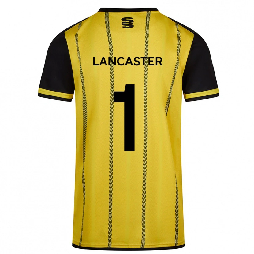 Danxen Mulher Camisola Aaron Lancaster #1 Amarelo Preto Alternativa 2025/26 Camisa Brasil