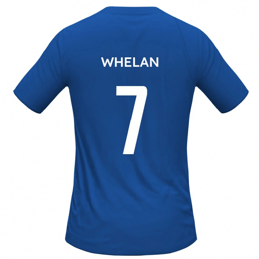 Danxen Mulher Camisola Tom Whelan #7 Azul Celeste Alternativa 2025/26 Camisa Brasil