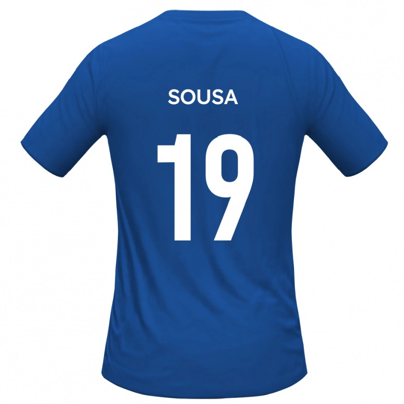 Danxen Mulher Camisola Érico Sousa #19 Azul Celeste Alternativa 2025/26 Camisa Brasil