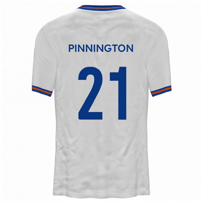 Danxen Mulher Camisola Jacob Pinnington #21 Branco Azul Alternativa 2025/26 Camisa Brasil
