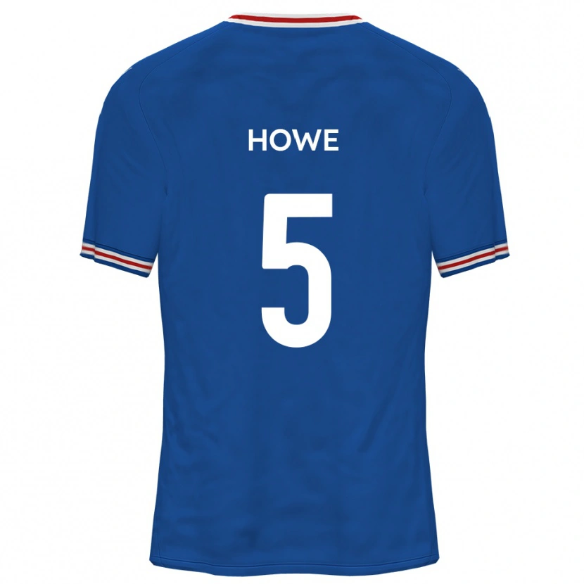 Danxen Mulher Camisola Callum Howe #5 Azul Dodger Alternativa 2025/26 Camisa Brasil