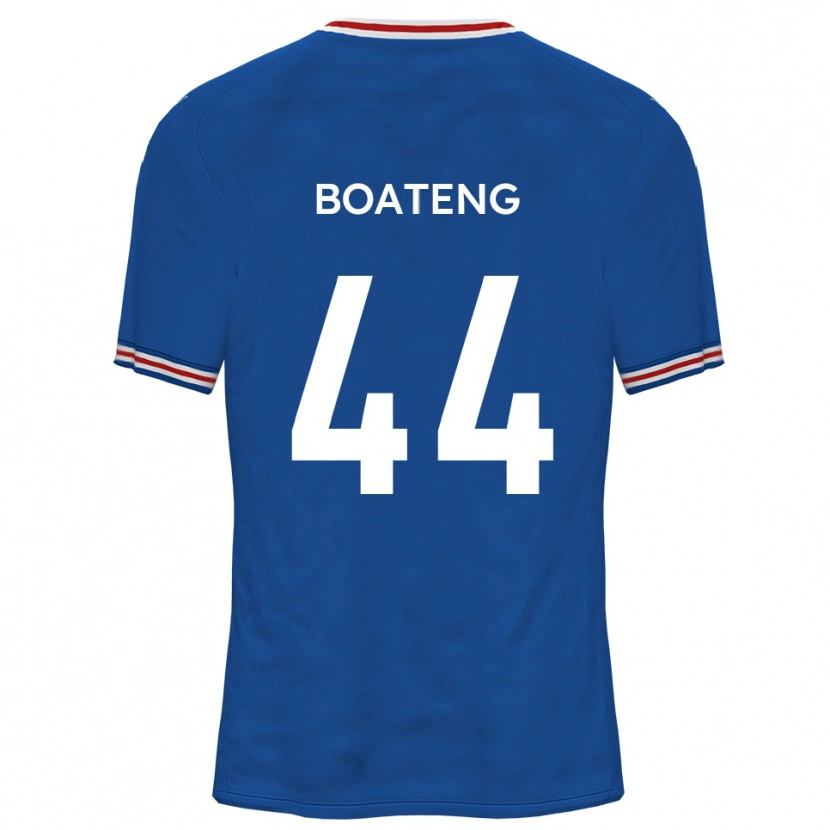 Danxen Mulher Camisola Hiram Boateng #44 Azul Dodger Alternativa 2025/26 Camisa Brasil