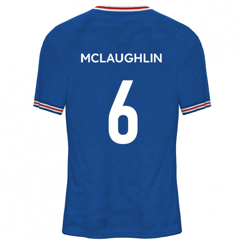 Danxen Mulher Camisola Paddy Mclaughlin #6 Azul Dodger Alternativa 2025/26 Camisa Brasil