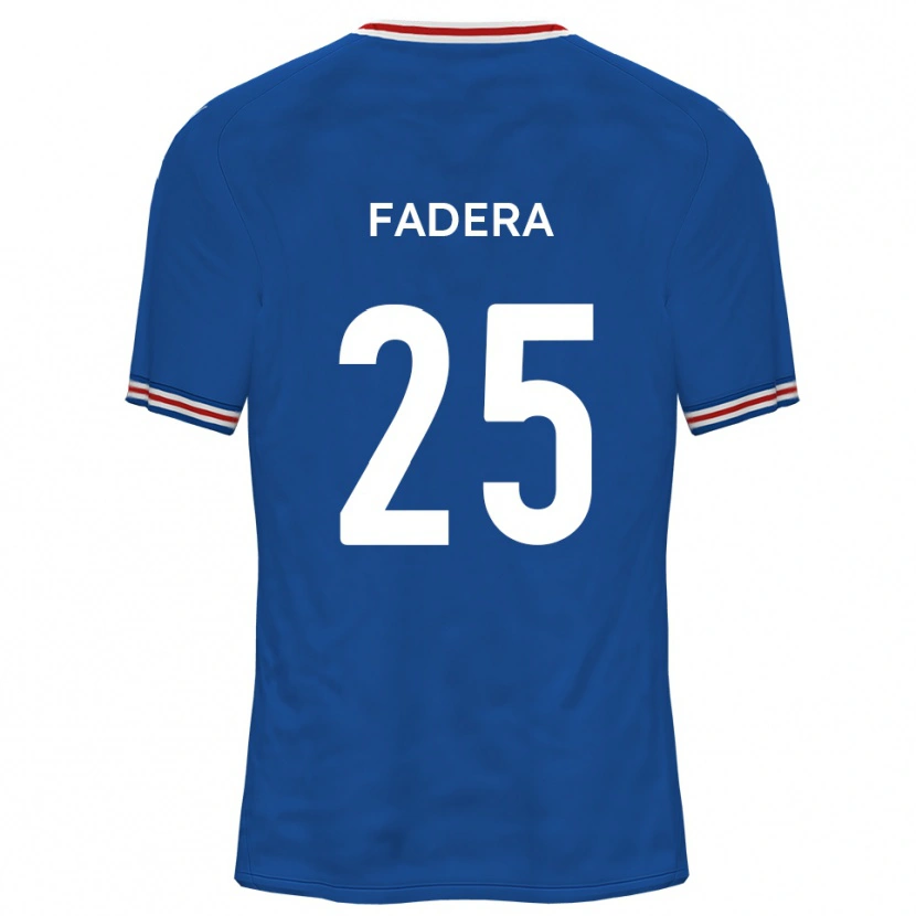 Danxen Mulher Camisola Mo Fadera #25 Azul Dodger Alternativa 2025/26 Camisa Brasil
