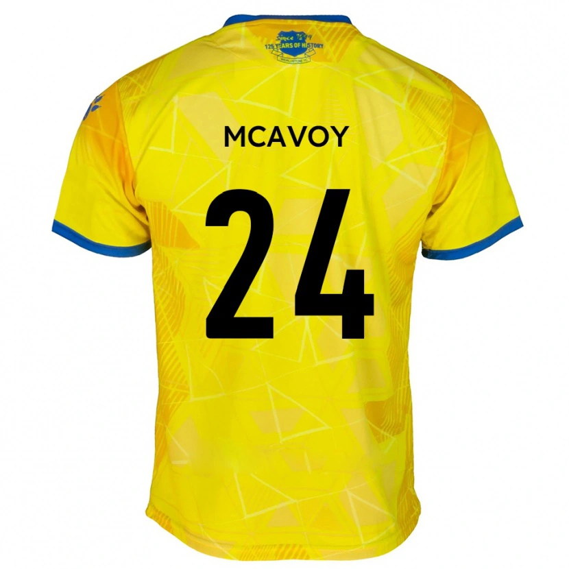 Danxen Mulher Camisola Connor Mcavoy #24 Amarelo Azul Alternativa 2025/26 Camisa Brasil